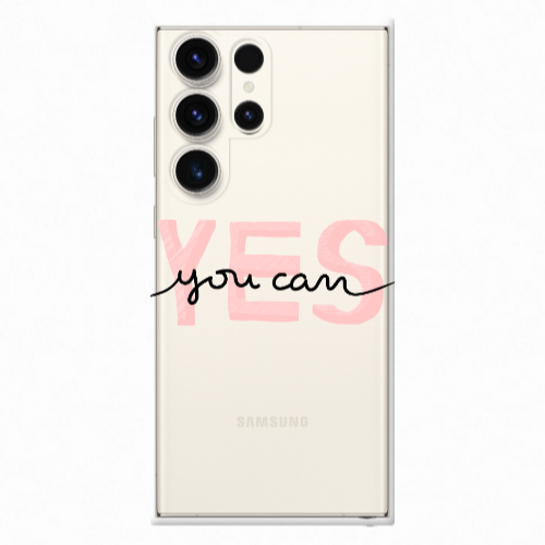 Samsung S25 Ultra Yes you cam Transparent Silicone TPU Θήκη