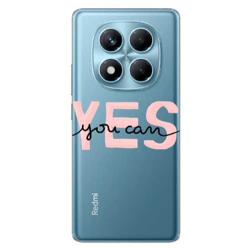 Xiaomi Redmi Note 14 Pro Yes you cam Transparent Silicone TPU Θήκη