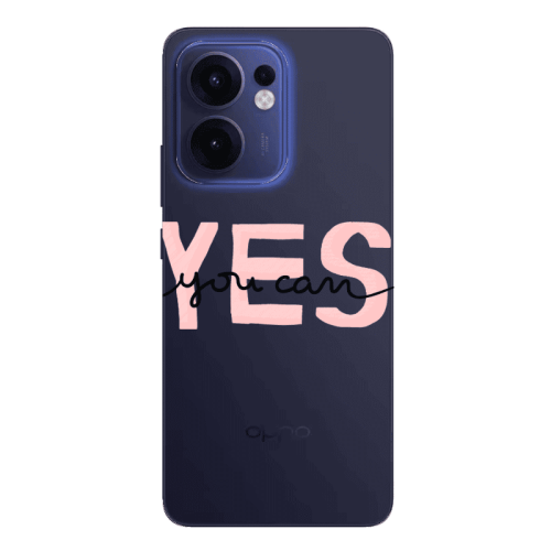 Oppo Reno 13 F Yes you cam Transparent Silicone TPU Θήκη