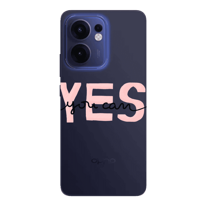 Oppo Reno13 FS Yes you cam Transparent Silicone TPU Θήκη