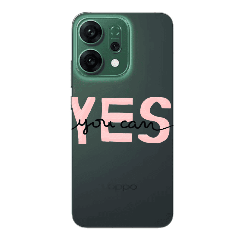 Oppo RENO 14 Yes you cam Transparent Silicone TPU Θήκη