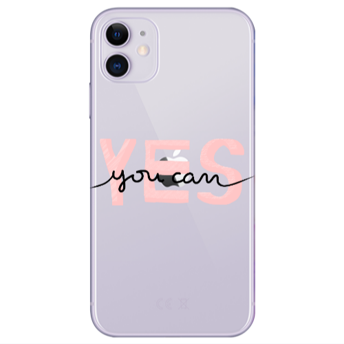 Apple iPhone 11  Yes you cam Transparent Silicone TPU Θήκη