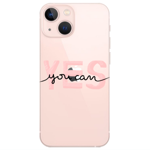 Apple iPhone 13 Yes you cam Transparent Silicone TPU Θήκη