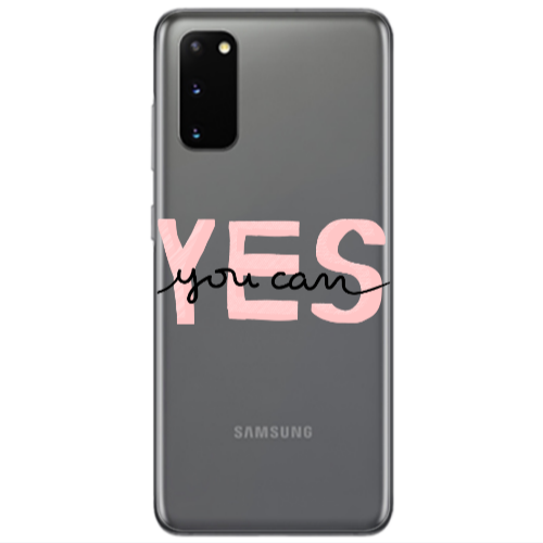 Samsung S20 Yes you cam Transparent Silicone TPU Θήκη