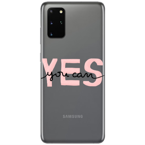 Samsung S20 Plus Yes you cam Transparent Silicone TPU Θήκη