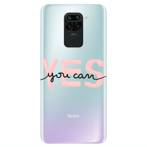 Xiaomi Redmi Note 9 Yes you cam Transparent Silicone TPU Θήκη