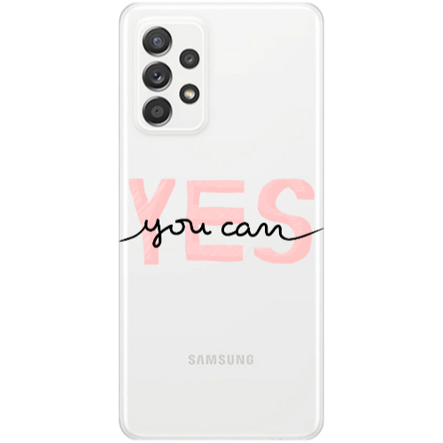 Samsung A33 Yes you cam Transparent Silicone TPU Θήκη