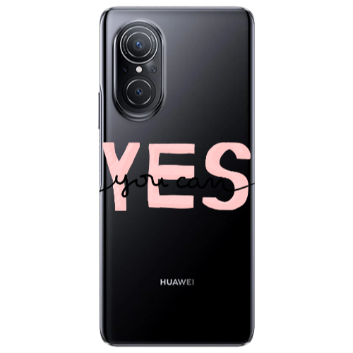 Huawei Nova 9 SE Yes you cam Transparent Silicone TPU Θήκη