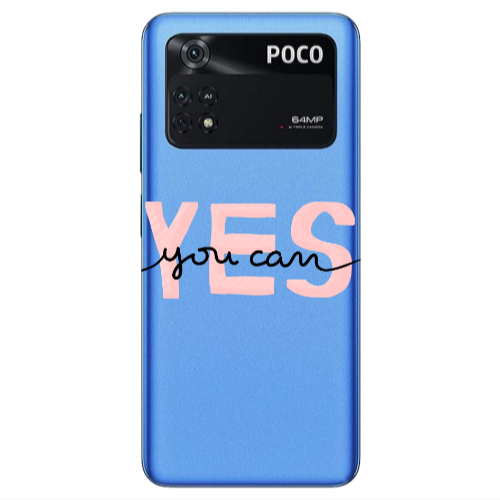 Xiaomi Poco M4 Pro 4G Yes you cam Transparent Silicone TPU Θήκη