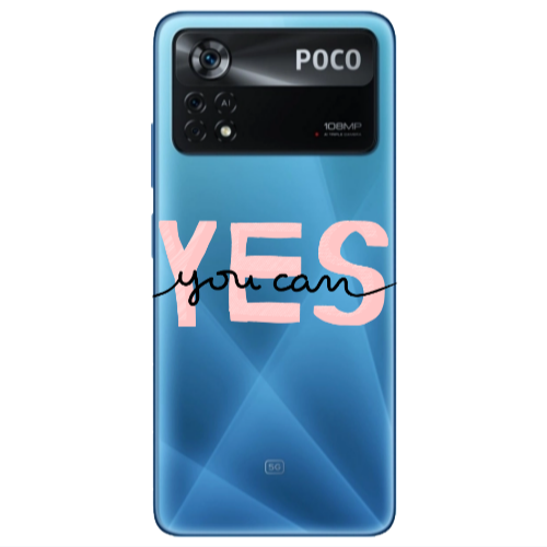 Xiaomi Poco X4 Pro Yes you cam Transparent Silicone TPU Θήκη
