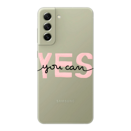 Samsung S21 PLUS Yes you cam Transparent Silicone TPU Θήκη