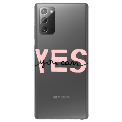 Samsung Note 20 Yes you cam Transparent Silicone TPU Θήκη