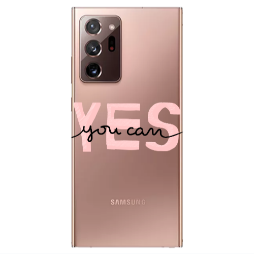 Samsung Note 20 Ultra Yes you cam Transparent Silicone TPU Θήκη