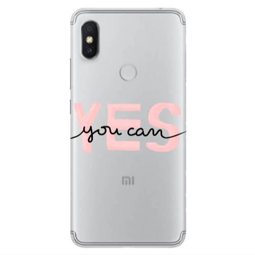 Xiaomi Redmi S2 Yes you cam Transparent Silicone TPU Θήκη