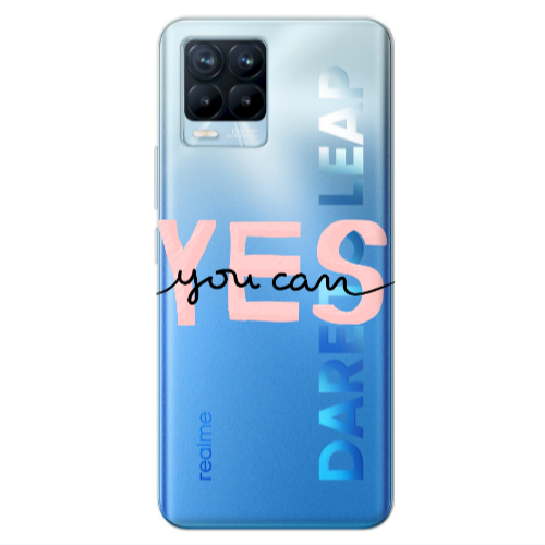 Realme 8 Pro Yes you cam Transparent Silicone TPU Θήκη