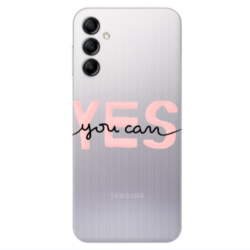 Samsung A14 5G Yes you cam Transparent Silicone TPU Θήκη