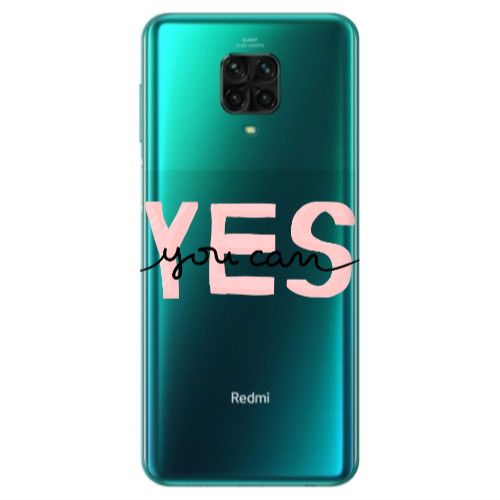 Xiaomi Redmi Note 9S Yes you cam Transparent Silicone TPU Θήκη