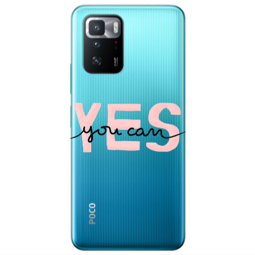 Xiaomi Poco X3 GT Yes you cam Transparent Silicone TPU Θήκη