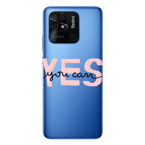 Xiaomi Poco C40 Yes you cam Transparent Silicone TPU Θήκη
