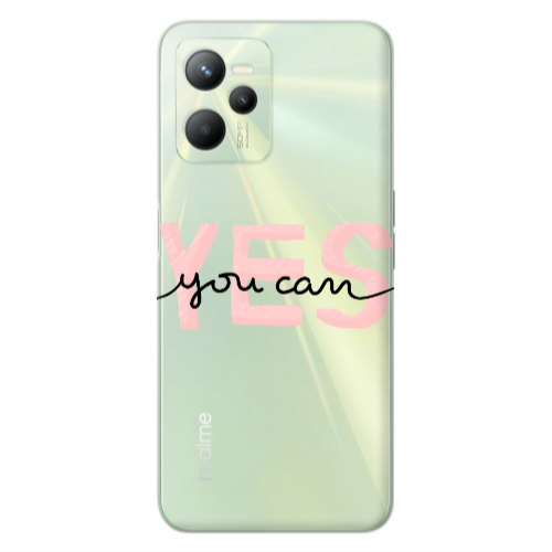 Realme C35 Yes you cam Transparent Silicone TPU Θήκη