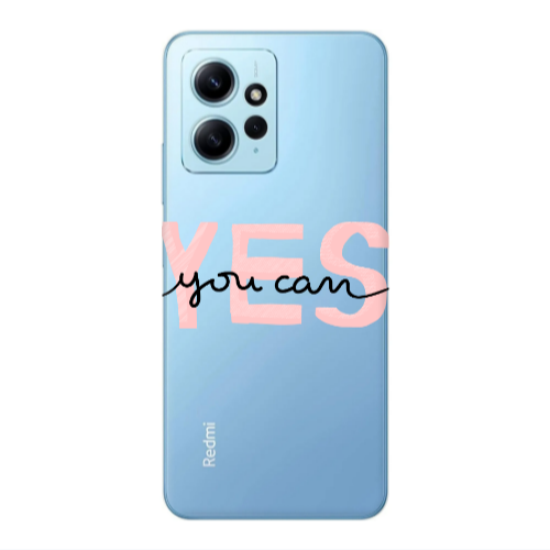 Xiaomi Redmi Note 12 4G Yes you cam Transparent Silicone TPU Θήκη