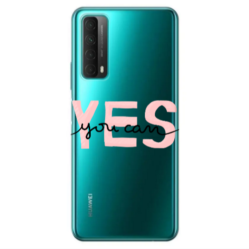 Huawei P Smart 2021 Yes you cam Transparent Silicone TPU Θήκη