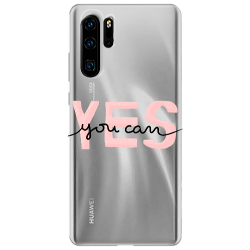 Huawei P30 Pro Yes you cam Transparent Silicone TPU Θήκη