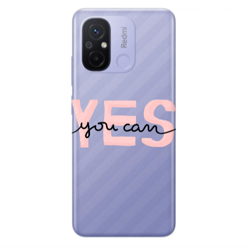 Xiaomi Redmi 12C Yes you cam Transparent Silicone TPU Θήκη
