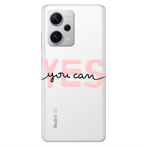 Xiaomi Redmi Note 12 5G Yes you cam Transparent Silicone TPU Θήκη