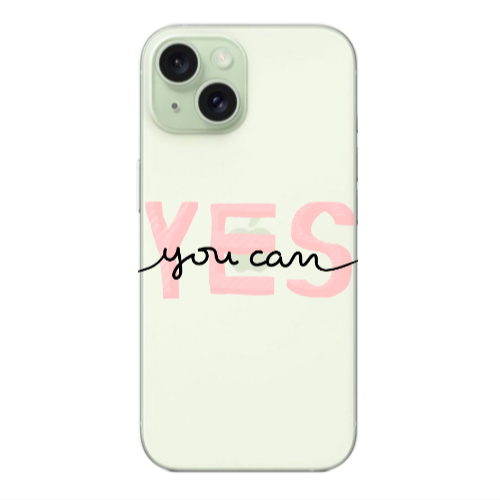 Apple iPhone 15 Plus Yes you cam Transparent Silicone TPU Θήκη