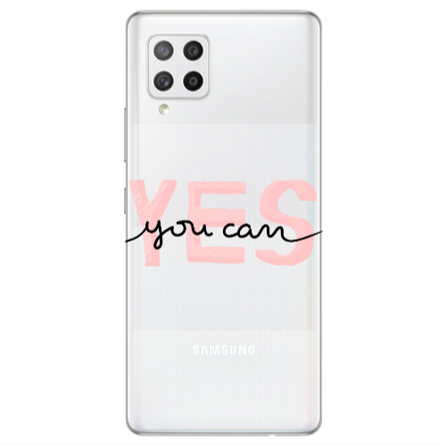 Samsung A42 5G Yes you cam Transparent Silicone TPU Θήκη