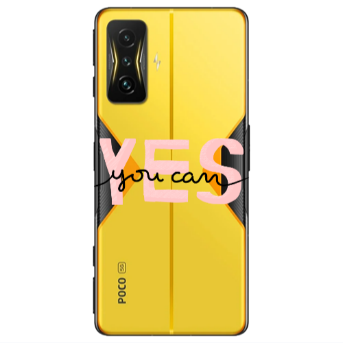 Xiaomi Poco F4 Gt Yes you cam Transparent Silicone TPU Θήκη