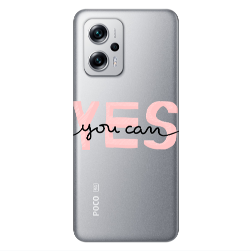 Xiaomi Poco X4 GT Yes you cam Transparent Silicone TPU Θήκη
