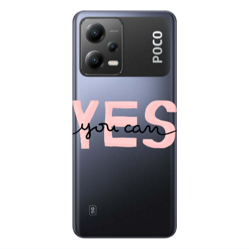 Xiaomi Poco X5 Yes you cam Transparent Silicone TPU Θήκη