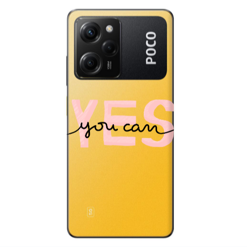 Xiaomi Poco X5 Pro Yes you cam Transparent Silicone TPU Θήκη