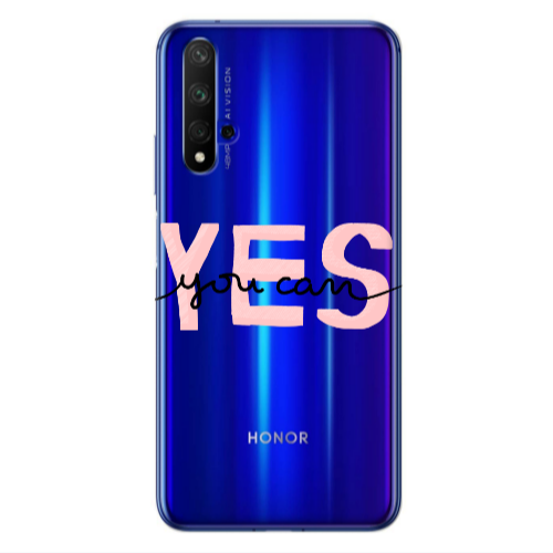 Huawei Nova 5 T Yes you cam Transparent Silicone TPU Θήκη