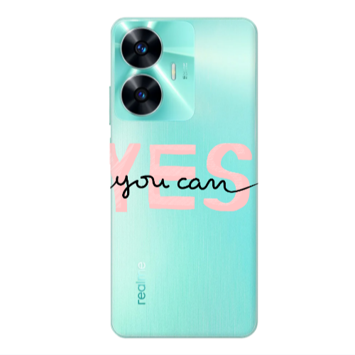 Realme C55 Yes you cam Transparent Silicone TPU Θήκη