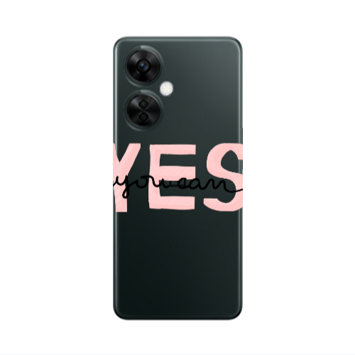 Oneplus Nord CE 3 Lite 5G Yes you cam Transparent Silicone TPU Θήκη