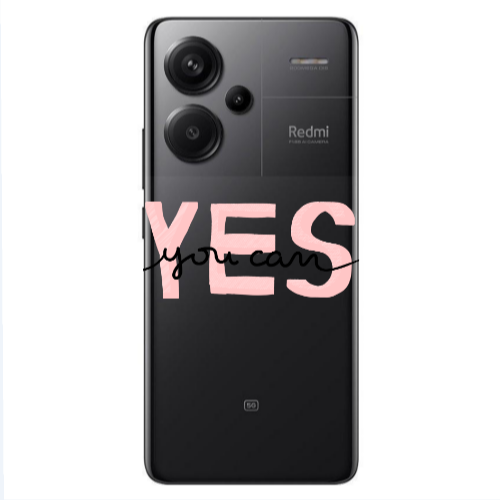 Xiaomi Redmi Note 13 Pro+ 5G  Yes you cam Transparent Silicone TPU Θήκη