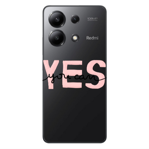 Xiaomi Redmi Note 13 4G Yes you cam Transparent Silicone TPU Θήκη