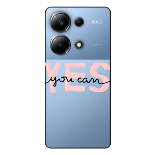 Xiaomi Poco M6 Pro 4G Yes you cam Transparent Silicone TPU Θήκη
