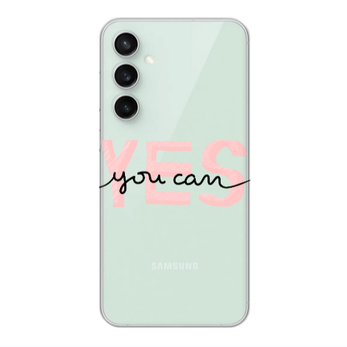 Samsung S24 Yes you cam Transparent Silicone TPU Θήκη