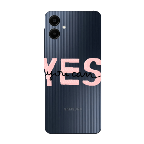 Samsung A06 Yes you cam Transparent Silicone TPU Θήκη