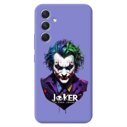 Samsung A36 Le amer Joker Purple Colored Silicone TPU Θήκη