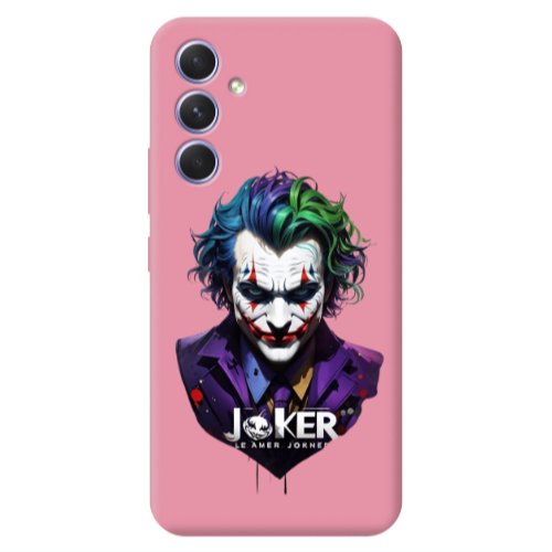 Samsung A36 Le amer Joker Pink Colored Silicone TPU Θήκη