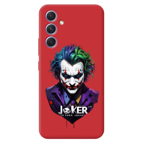 Samsung A56 Le amer Joker Red Colored Silicone TPU Θήκη