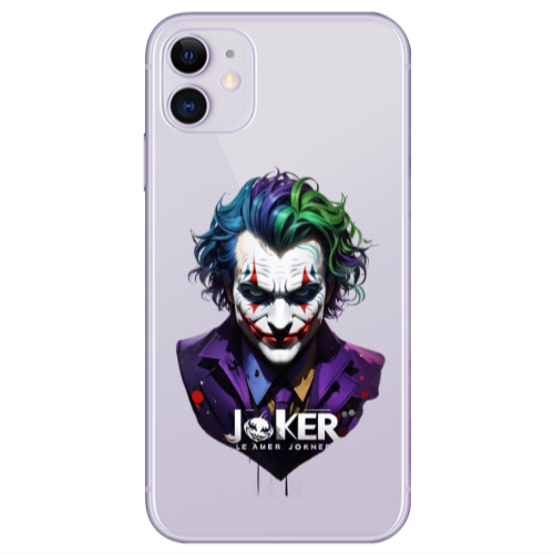 Apple iPhone 11  Le amer Joker Transparent Silicone TPU Θήκη
