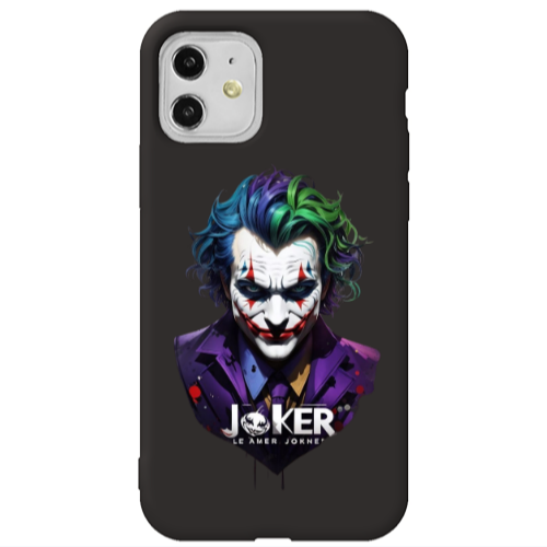 Apple iPhone 11  Le amer Joker Black Colored Silicone TPU Θήκη