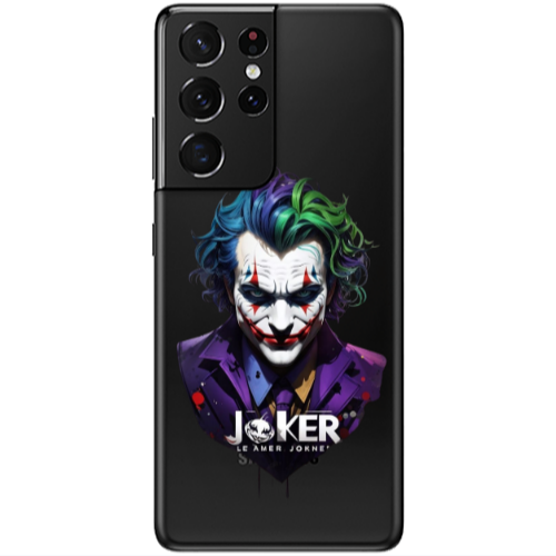 Samsung S21 Ultra Le amer Joker Transparent Silicone TPU Θήκη