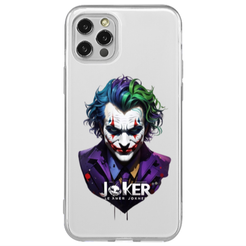 Apple iPhone 12 Pro Le amer Joker Transparent Silicone TPU Θήκη